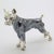 Vintage Italian Handmade Sterling Silver 925 Boxer Dog Figurine Large Solid Figurine Miniature Sculpture For Sale - Image 4 of 10