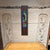 1970s 1970s Vertical Wooden Wall Art Colorful Geometric Enamel Copper Inlay For Sale - Image 5 of 10