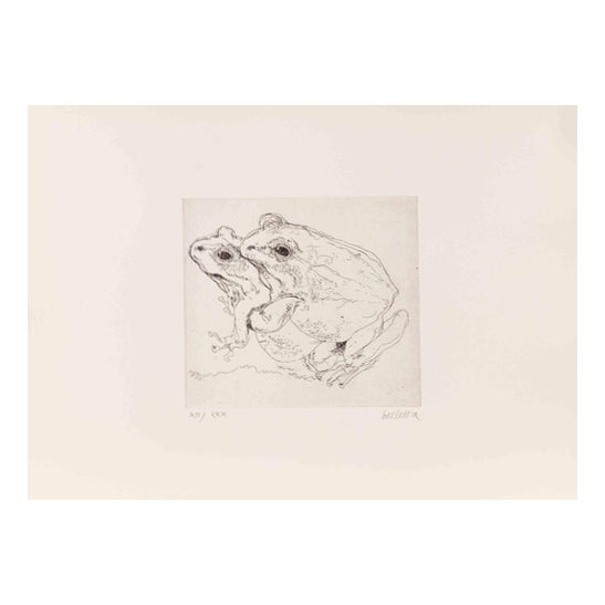 Sergio Barletta, Frogs, 1970s, Etching For Sale
