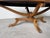 1960s Hollywood Regency Neoclassical Style Mahogany Oval Coffee Table With Brass Claw Feet For Sale In Miami - Image 6 of 12