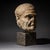 Marble & Granite Head of an Elderly Man, 1800s For Sale - Image 3 of 7