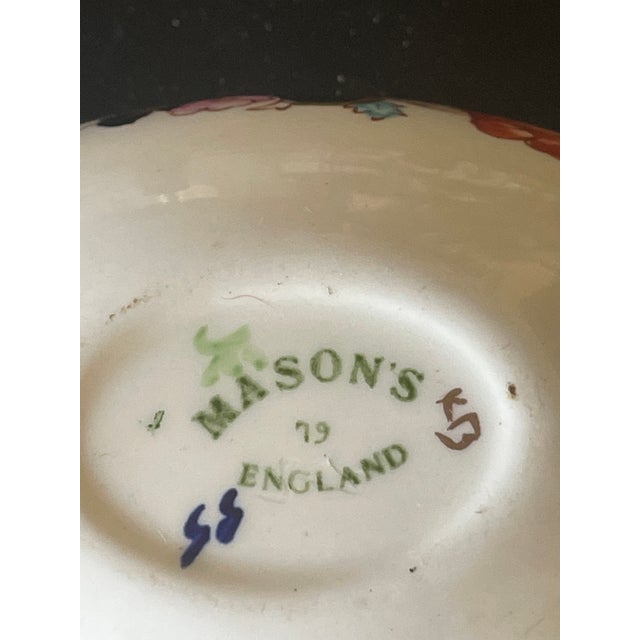 Vintage Mason’s Ironstone Chinoise Egg Trinket Dish For Sale - Image 9 of 9