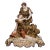 Mid-Century Italian Capodimonte Style Porcelain Figural Group by Benrose For Sale