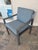 Restoration Hardware Rhodes Aluminum Outdoor Dining Armchairs, Pair For Sale - Image 10 of 12