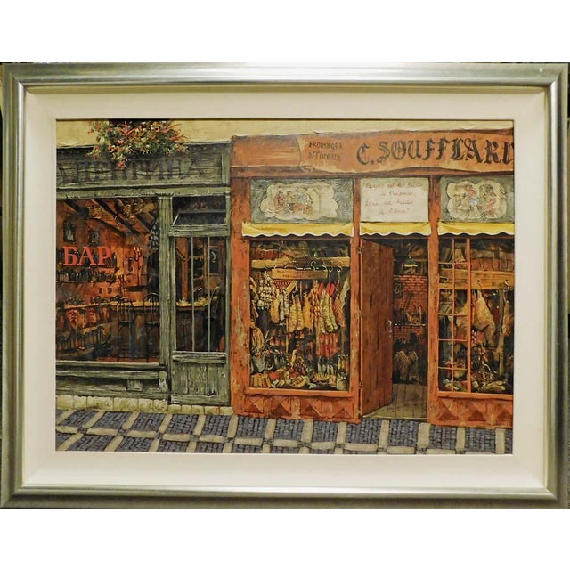 "Along the Street" by Viktor Shvaiko Original Oil on Canvas This piece is hand signed by the artist Image Size : 32" x 46"...