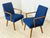 Mid-Century Blue Armchair, 1960s For Sale - Image 5 of 12
