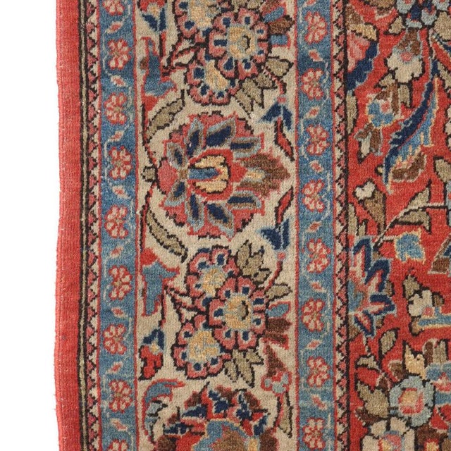 Asian Cotton & Wool Thin Knot Rug For Sale - Image 6 of 8