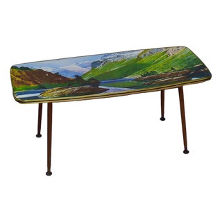 Mid-Century Coffee Table with Dansette Legs, 1950s For Sale