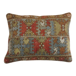 Rustic Persian Malayer Lumbar Size Rug Pillow For Sale