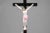 Holy Water Font in Porcelain with Crucifix from Vieux Andenne, Belgium, 20th Century For Sale - Image 4 of 11