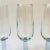 Postmodern Periwinkle Stem Champagne Flutes - Set of 4 For Sale - Image 3 of 7