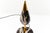 Mid-Century Modern Black Marble and Brass Table Lamp, Italy, 1960s For Sale - Image 6 of 9