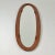 1950s Italian Oval Plywood Mirror attributed to Franco Campo & Carlo Graffi, 1950s For Sale - Image 5 of 6