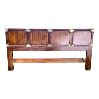 1970’s Henredon “Tansu” King Sized Headboard For Sale