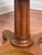 Vintage Neoclassical Henredon Round Solid Wood Side Table For Sale - Image 10 of 12