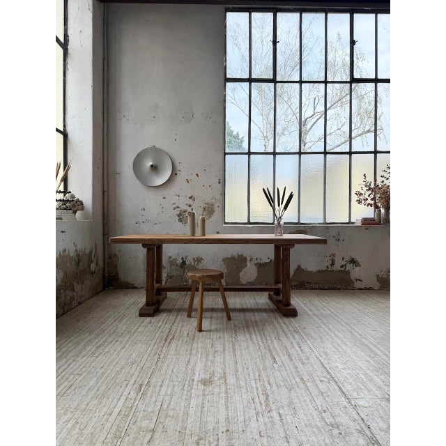 1960s Elm Monastery Table, 1960s For Sale - Image 5 of 18