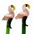 Pink 1980s 21 Piece Mid-Century Tropical Hula Girl & Flamingo Cocktail Swizzle Sticks For Sale - Image 8 of 18