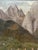 Pompeo Borra, Mountains, 1932, Oil Painting on Canvas For Sale - Image 3 of 6