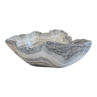 Raw Edge Onyx Bowl For Sale