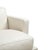 Cream Leather Corner Sofa and Ottoman from Baxter, Set of 2 For Sale - Image 6 of 18