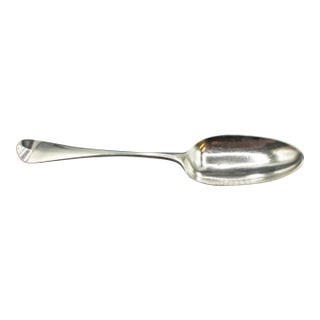 1755 London Sterling Silver Hanoverian Pattern Tablespoon by John Cafe For Sale