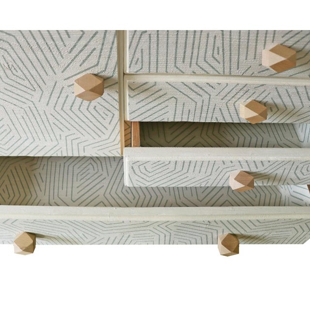 Sahara Rhythm Restyled Chest of Drawers by Habitat Improver For Sale - Image 3 of 8