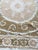 Mid-Century Modern Suzani Wall Hanging Decor - Neutral Tan Uzbek Tablecloth For Sale - Image 3 of 9
