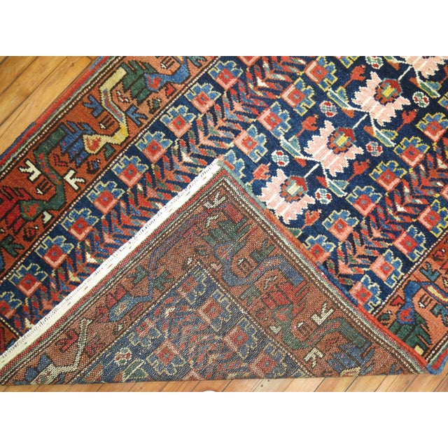 Early 20th Century Zabihi Collection Lovely Persian Eclectic Persian Runner - 3'10" x 17'8" For Sale In New York - Image 6 of 8