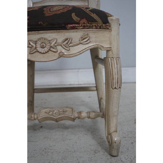 Set of 4 Country French Dining Room Chairs For Sale - Image 11 of 18