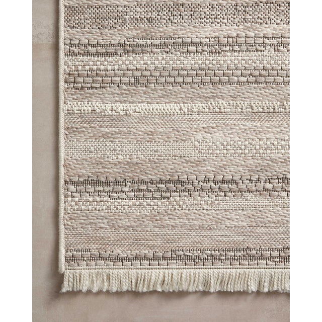 Loloi Rugs Amber Lewis x Loloi Malibu Ivory / Dove 8'-10" x 12'-2" Area Rug For Sale - Image 4 of 6