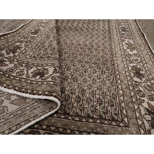 Mid 20th Century Galerie Shabab Collection Mid-20th Century Persian Afshar Throw Rug For Sale - Image 5 of 5