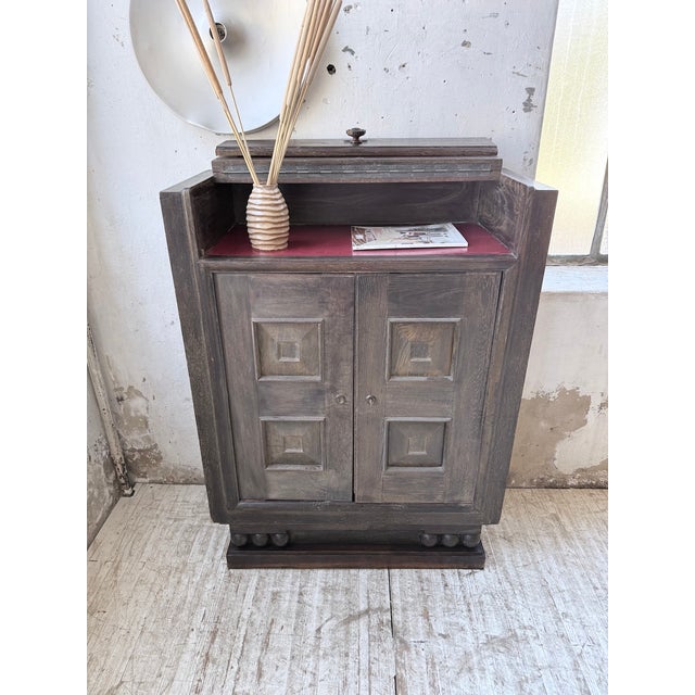 Art Deco Bar Cabinet by Hoffmann Chaleyssin, 1940s For Sale - Image 12 of 18