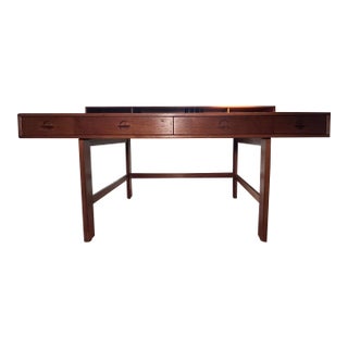 Peter Lovig Nielsen Convertible Danis Modern Teak Writing Desk For Sale