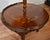 1920s 1920 Antique French Louis XV Walnut Inlaid 2 Tier Side End Table / Serving Table For Sale - Image 5 of 12