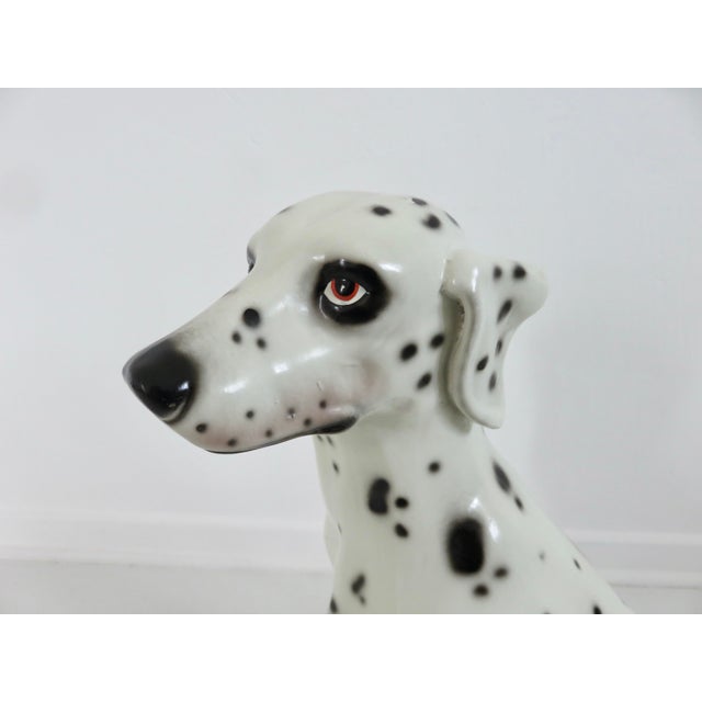 Very Large Ceramic Dalmatian, Italy, 1970s For Sale - Image 9 of 14