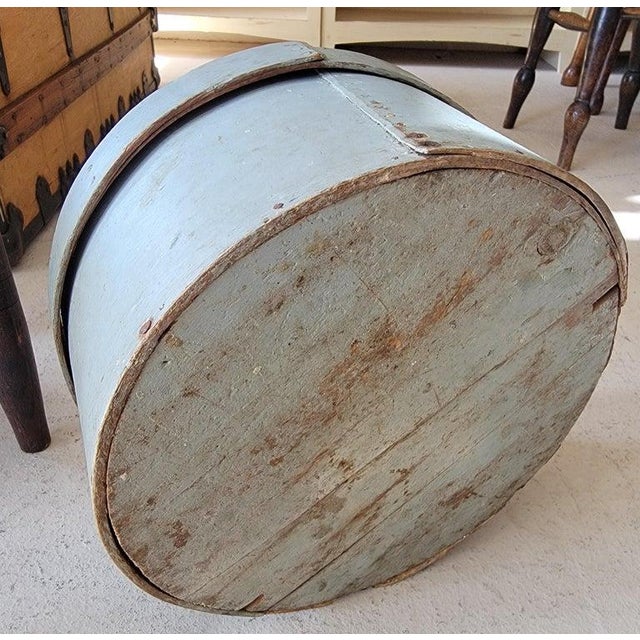 19thc Original Gray Painted Pantry Box For Sale In Los Angeles - Image 6 of 6