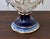 Vintage (1970's) Urn with Lid has a Italian Capodimonte Style. Made of Ceramic. Cobalt Blue and Cream. Made in Italy. The...