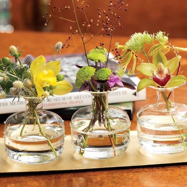 Kenneth Ludwig Chicago Unique Glass Vases, Assorted Styles, Set of 3 For Sale - Image 4 of 4
