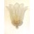 2020s Contemporary Venetian Transparent Graniglia “Leaf” Murano Glass Wall Sconces — Set of Four For Sale - Image 5 of 10