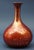 Beautiful, rare ceramic ampoule vase, entirely airbrushed and finished with a metallic lustre. Made by the renowned Faenza...