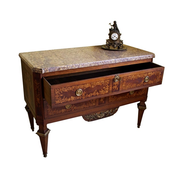 Antique 18th Century Commode from J.F. Leleu, 1780s For Sale - Image 6 of 14
