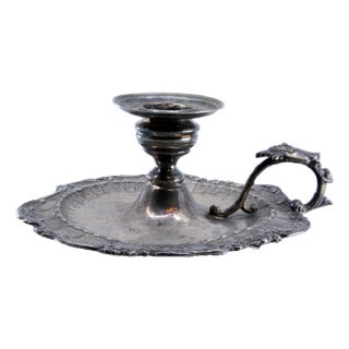Silver Paddle with Shell Shape and Harlequin on the Handle For Sale
