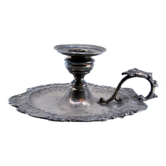 Silver Paddle with Shell Shape and Harlequin on the Handle For Sale