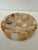 Tan Large Vintage Onyx Checkerboard Pattern Ashtray Catchall For Sale - Image 8 of 10