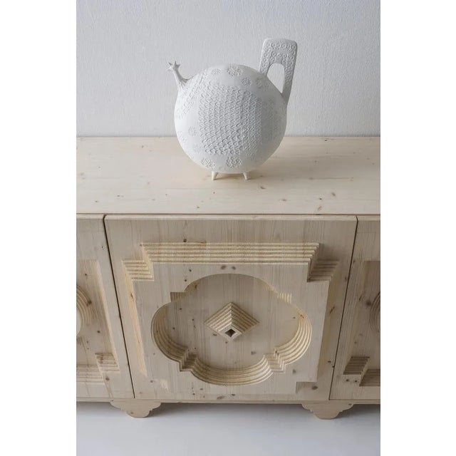 Part of the Cortina Collection, this sideboard is a striking decorative addition to a modern or rustic-chic interior. Its...