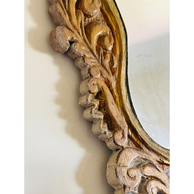 20th Century Florentine Style Mirror With Candle Bracket. For Sale In Palm Springs - Image 6 of 18