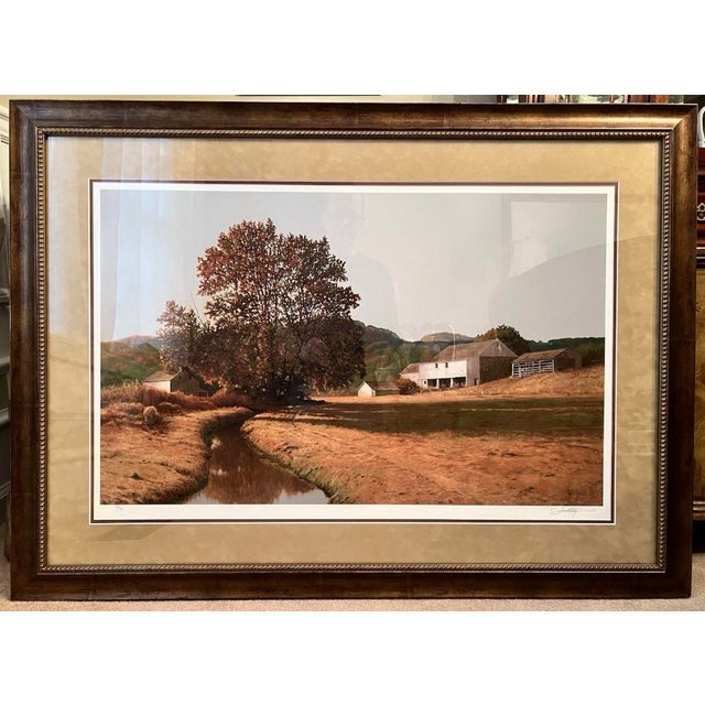 Chester County PA Artist Peter Sculthorpe “After the Harvest” Signed and Numbered Limited Edition Giclee Print 25/96 Great...