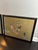 Offered is a pair of vintage framed print from a painting on gold paper from the right half of a six panel screen and the...