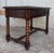 Baroque 20th Century Spanish Baroque Style Oak Library Table For Sale - Image 3 of 12