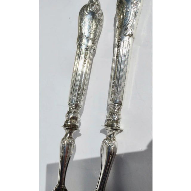 Antique Petit Four Serving Set Circa 1880s'- Pair of 2 For Sale In New York - Image 6 of 6